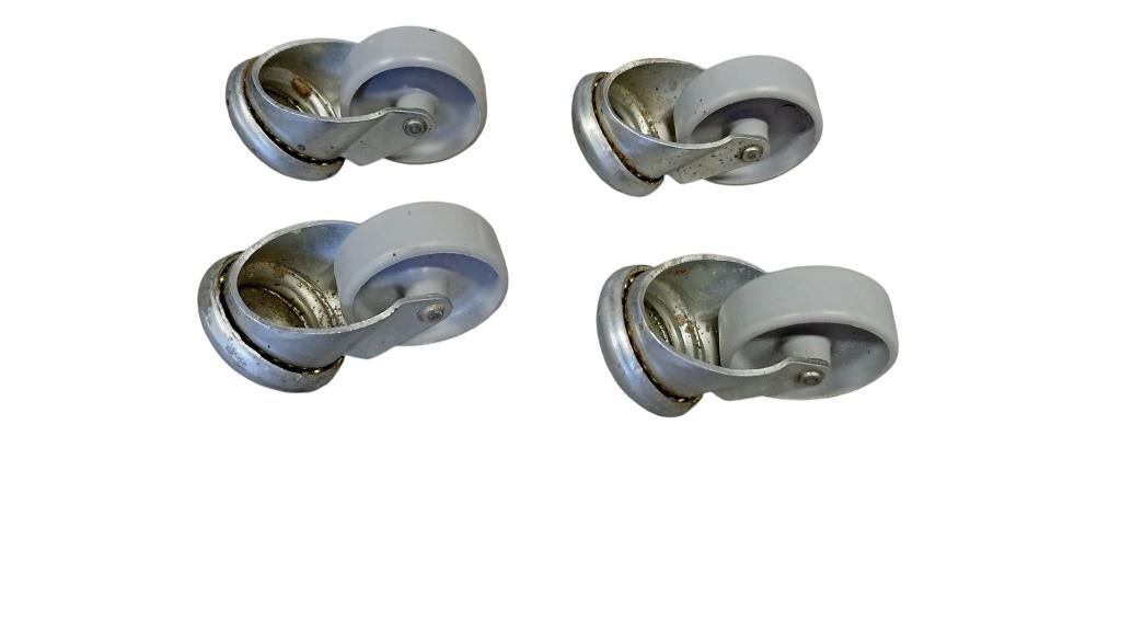 4 roulettes pivotantes Tente U050 max 50kg vintage, Enlèvement