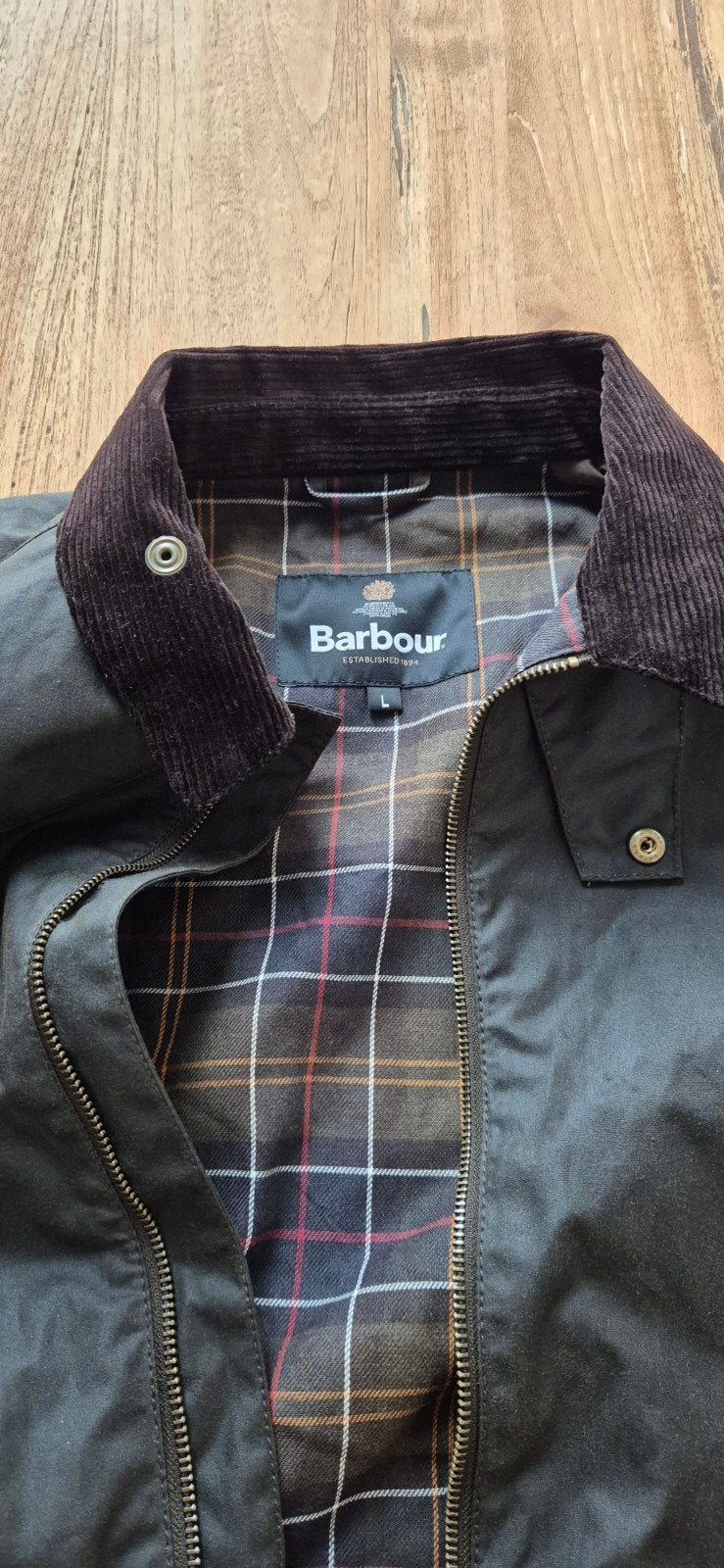Barbour Waxjas Bedale Short - Olijfgroen, Vêtements | Hommes, Neuf, Barbour, Enlèvement ou Envoi, Autres couleurs