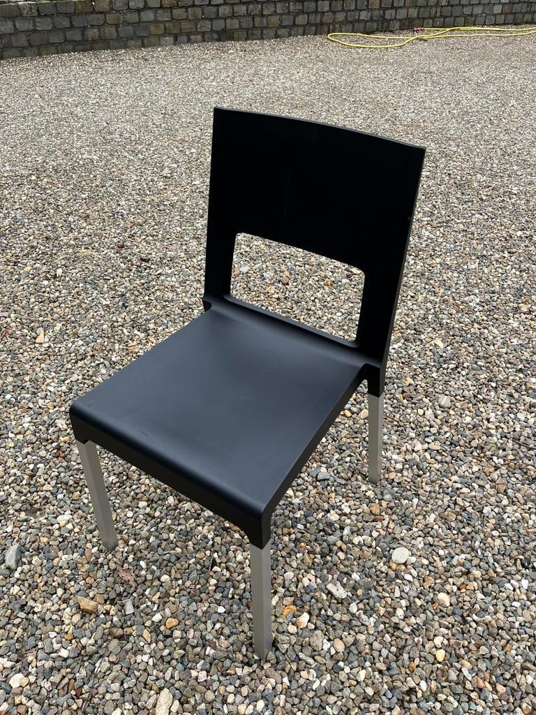 chaises noires, Maison & Meubles, Chaises, Enlèvement, Comme neuf