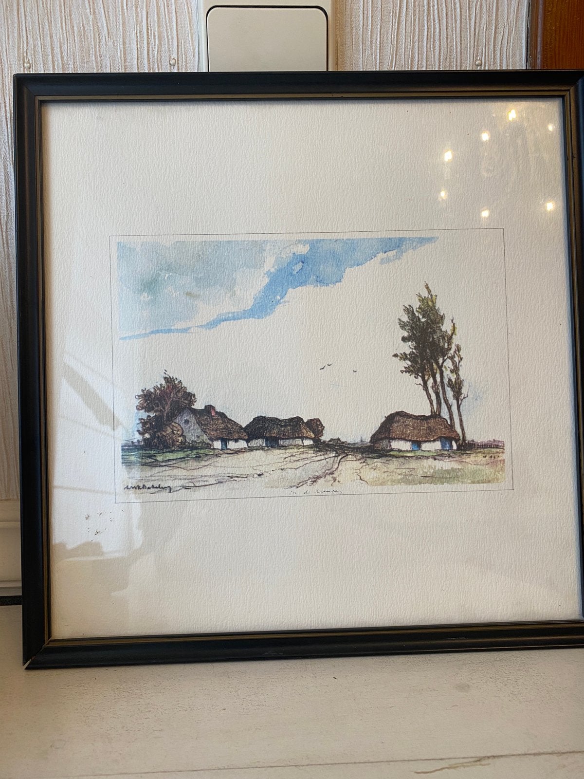 Cadre Dirk Baksteen - In de Kempen, Antiquités & Art, Enlèvement