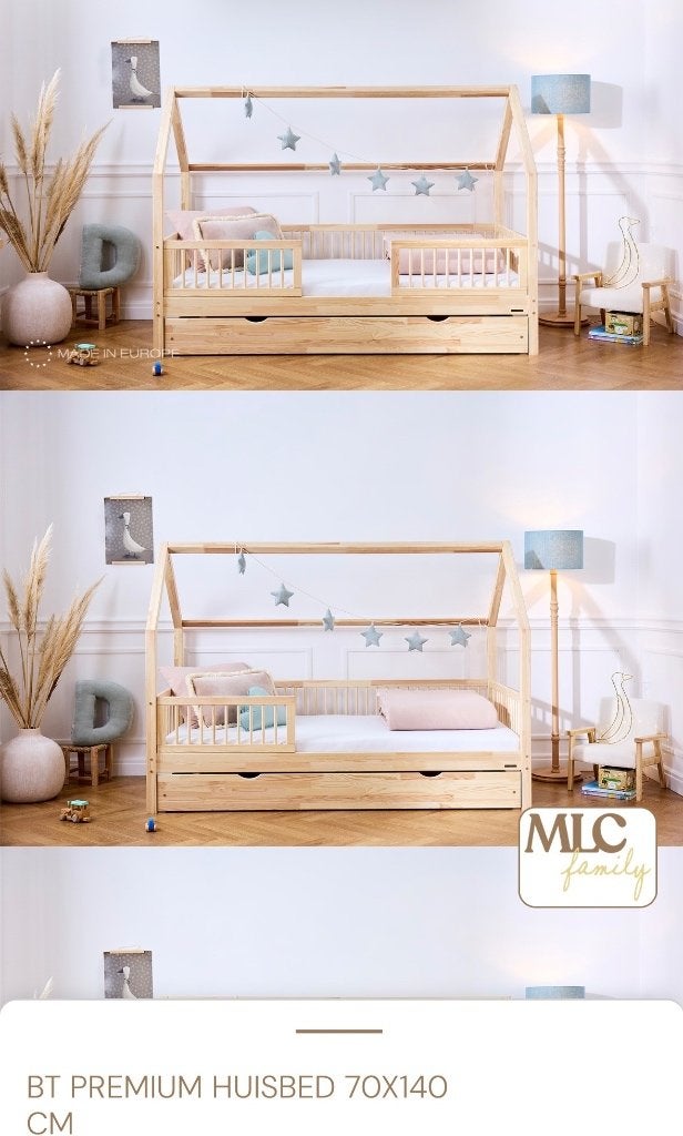 Kinderbed 70x140, Kinderen en Baby's, 70 tot 85 cm, 140 tot 160 cm, Zo goed als nieuw, Ophalen