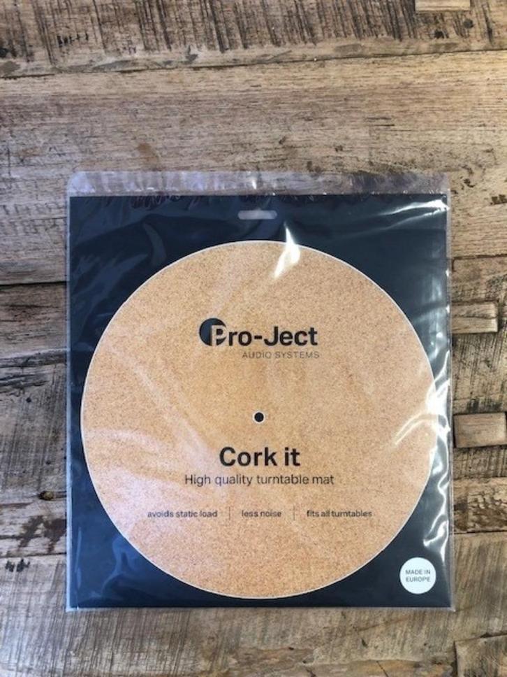 Pro-ject | Cork It | Platen speler accessoires  | Bruin, Niet ingevuld, Nieuw, Ophalen of Verzenden, Platenspeler-onderdeel