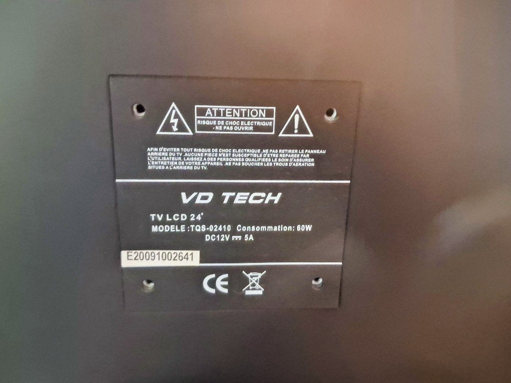 Tv VD Tech, TV, Hi-fi & Vidéo, Autres marques, LED, 40 à 60 cm, Comme neuf
