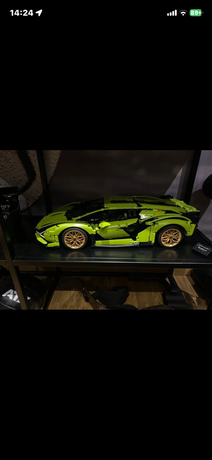 Lego Lamborghini sian, Enlèvement, Comme neuf