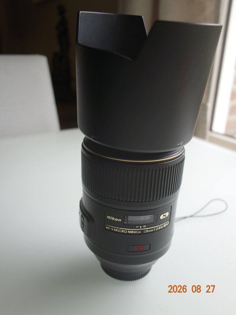 Nikon 105mm f/ VR 2.8 GED, Ophalen, Gebruikt, Nikon, 105 mm