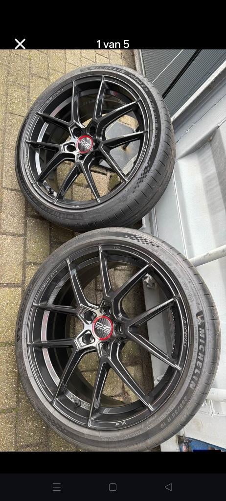 5x112 OZ velgen, Auto-onderdelen, Banden en Velgen, Velg(en), Zomerbanden, 19 inch, 225 mm, Personenwagen, Gebruikt, Ophalen