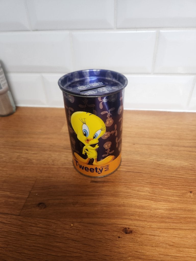 Blikken spaarpot tweety, Ophalen of Verzenden