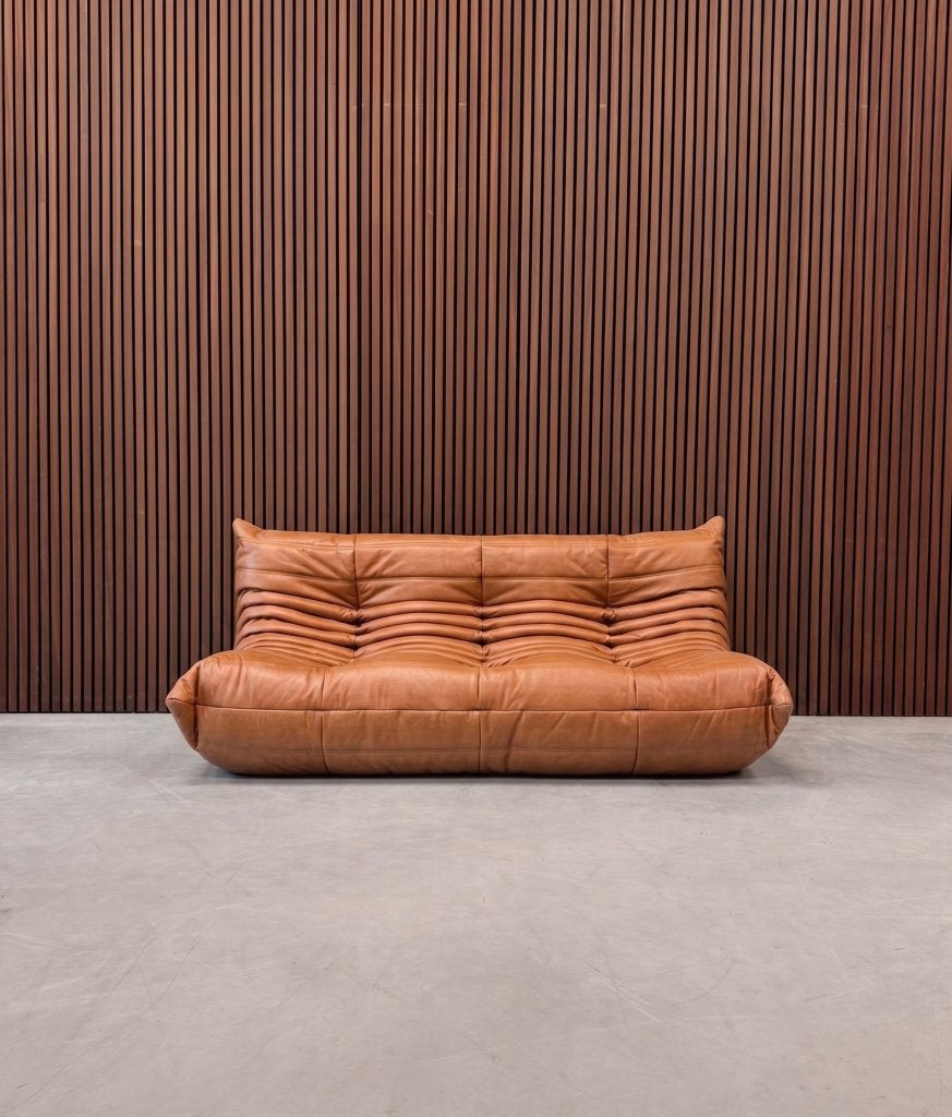 Ligne Roset Togo Driezits | Cognac Leder, Enlèvement ou Envoi