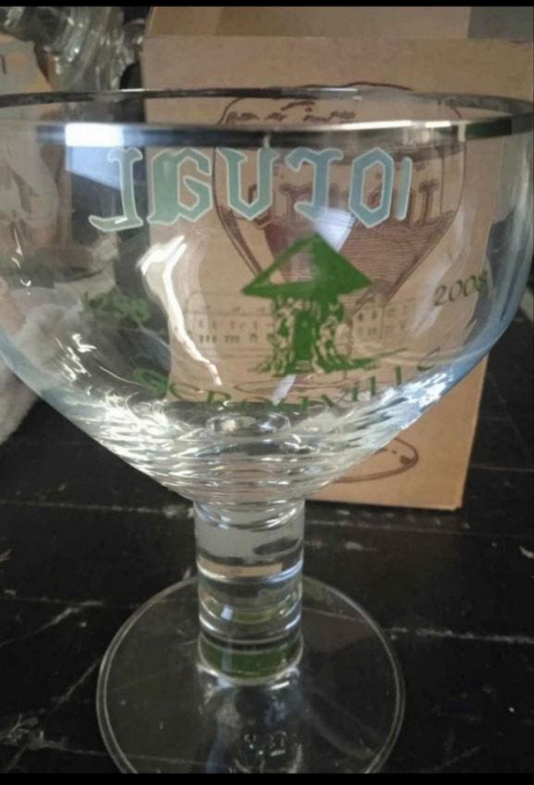 Orval verre gerouville, Collections, Marques de bière, Enlèvement ou Envoi