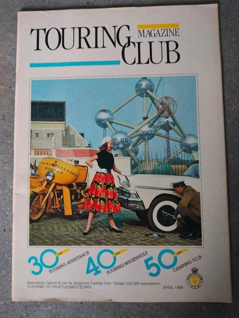 tijdschrift Touring Club Magazine 1988: atomium, Expo 58, Verzamelen, Ophalen of Verzenden, 1980 tot heden, Tijdschrift