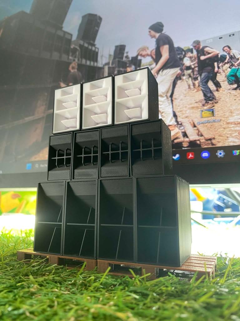 sound system maquette de free party festival mur de son, Enlèvement ou Envoi, 9 cm, Vue urbaine, 11 cm