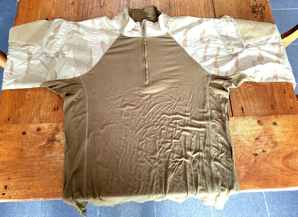 Desert camo sweater Belgisch leger (Afghanistan), Ophalen of Verzenden, Landmacht, Kleding of Schoenen
