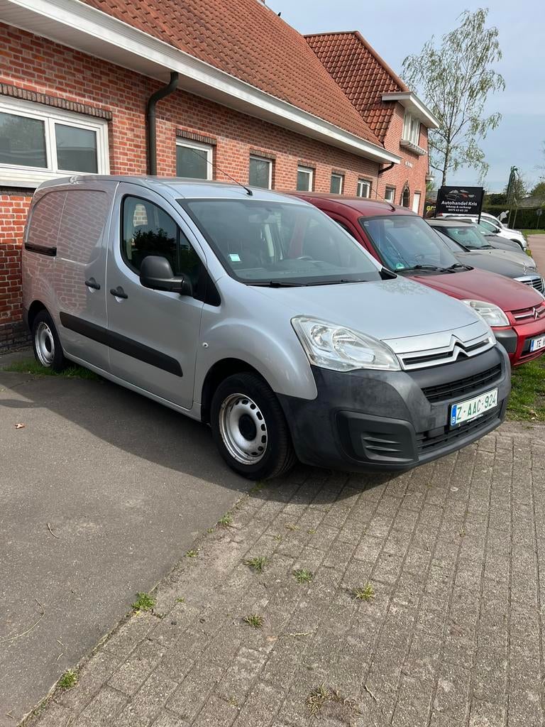 Citroen berlingo 1.6hdi 2018 3pl euro6 lichte vracht, Autos, Argent ou Gris, Euro 6, Entreprise, Boîte manuelle