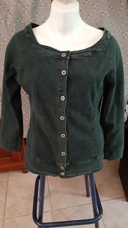 Soepel elastisch jeansvestje Transit L blauw als nieuw, Kleding | Dames, Blauw, Zo goed als nieuw, W33 - W36 (confectie 42/44)