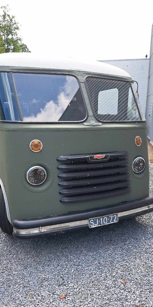 Chevrolet Gumman Olson stepvan V8 LT1 oltimer van, foto 3