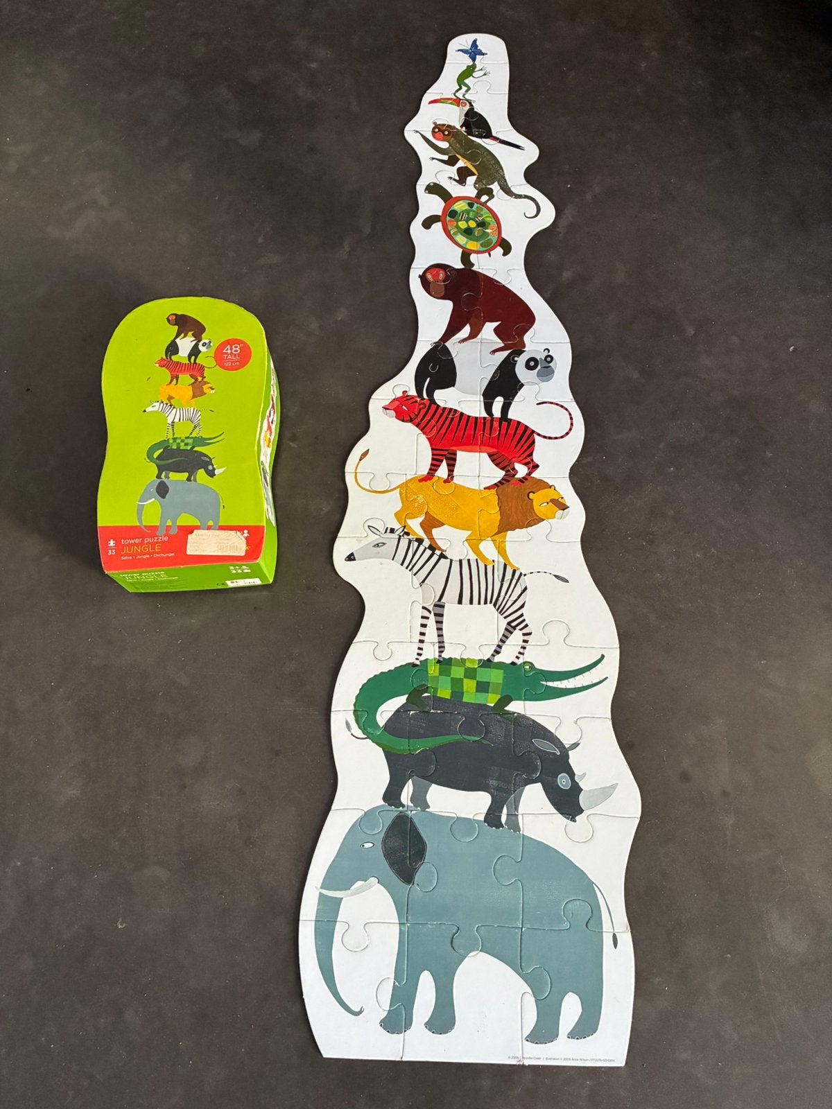 Dierenpuzzel, Ophalen of Verzenden, 10 tot 50 stukjes, Gebruikt