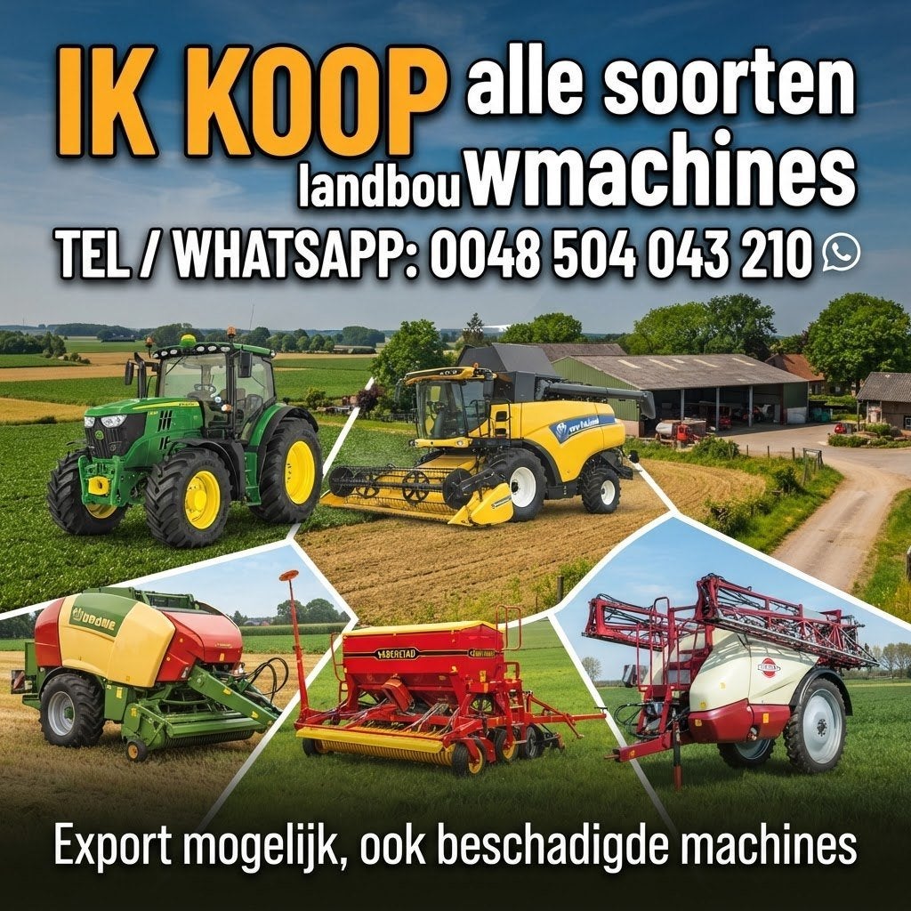 Ik Koop landbouwmachines voor export, Ophalen