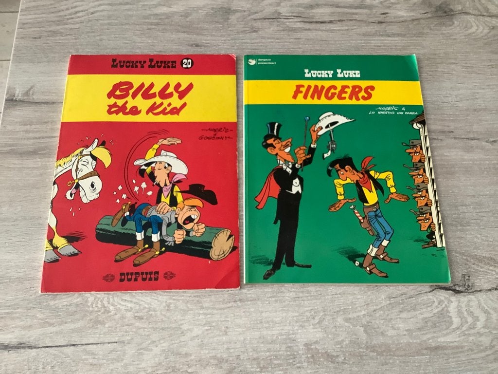 Lucky Luke verschillende strips (1978), Boeken, Stripverhalen, Ophalen of Verzenden, Zo goed als nieuw, Morris, Meerdere stripboeken
