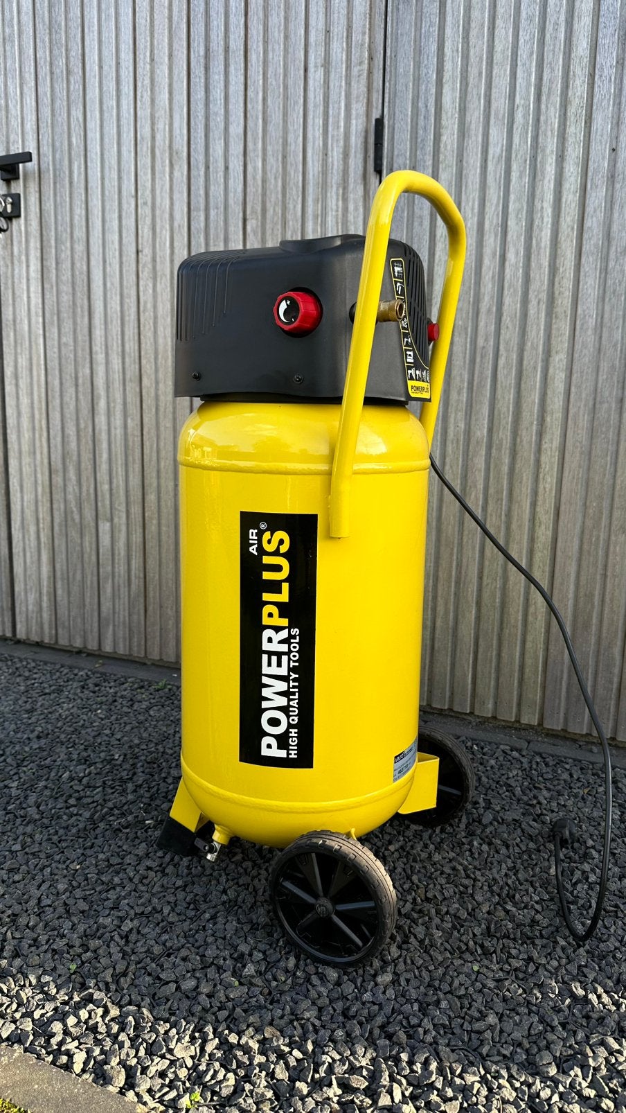 Powerplus Compressor 10bar, Ophalen, Mobiel, 6 tot 10 bar, Zo goed als nieuw