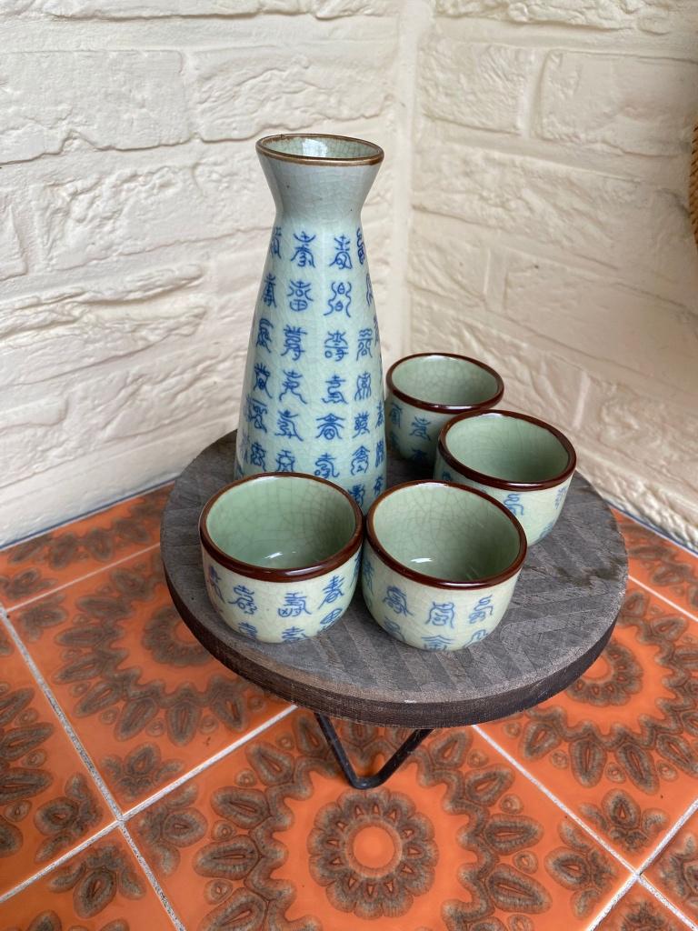 sake set, Ophalen of Verzenden, Zo goed als nieuw, Overige materialen, Overige typen