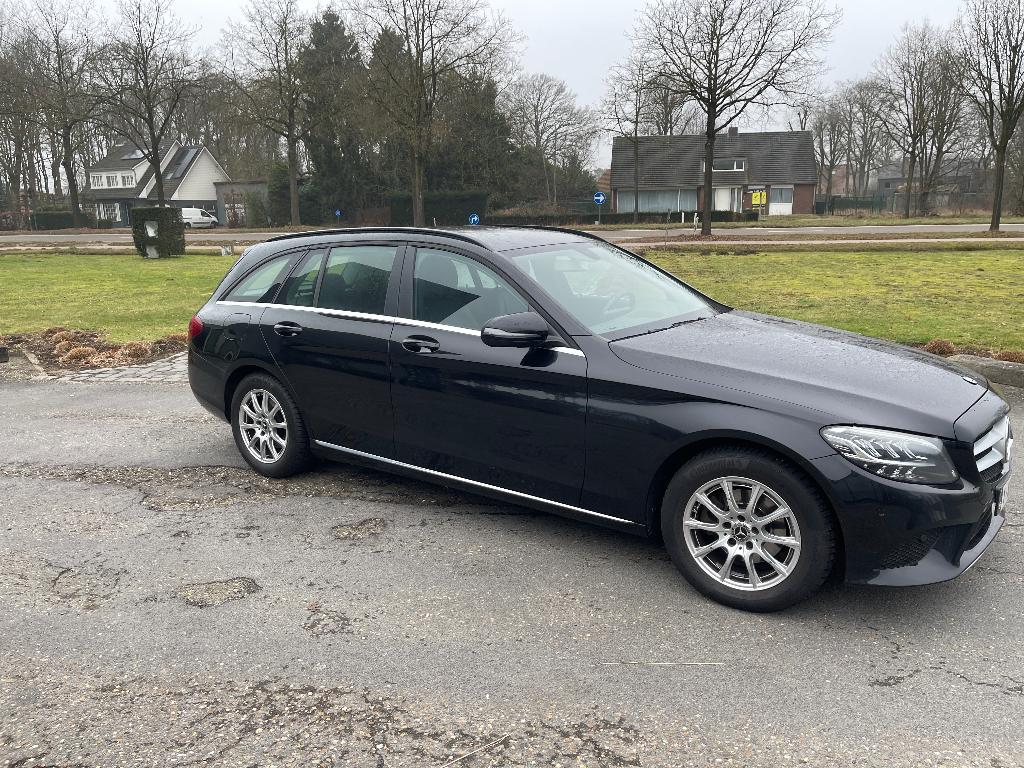 Mercedes-Benz C 180 d Break Automaat – 05/2020 – 82.217 km, Auto's, Achterwielaandrijving, USB, Zwart, Leder