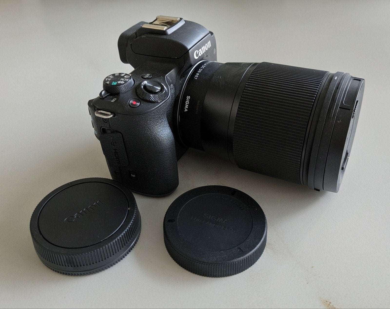 Canon EOS M50 Camera met microfoon, Audio, Tv en Foto, Ophalen, Beeldstabilisatie, Accu, Canon