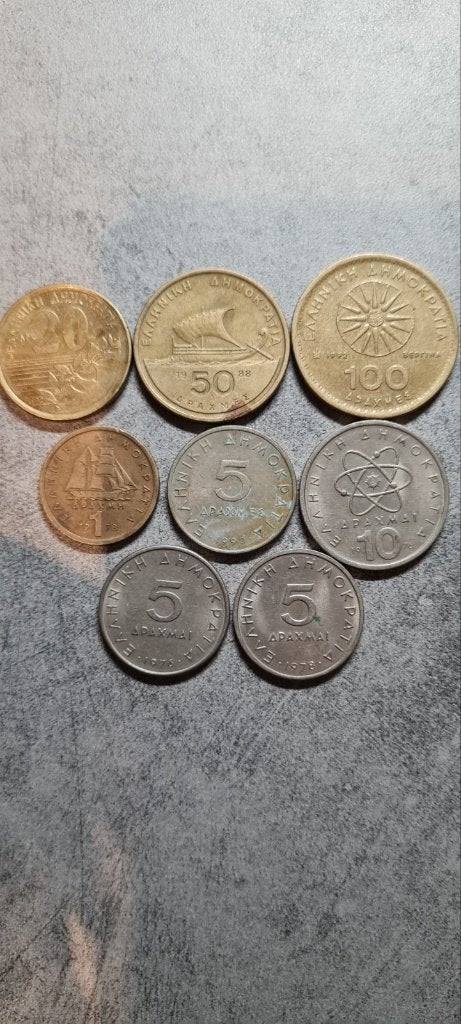 Griekenland setje muntstukken (allemaal verschillende), Timbres & Monnaies, Enlèvement ou Envoi, Grèce, Série