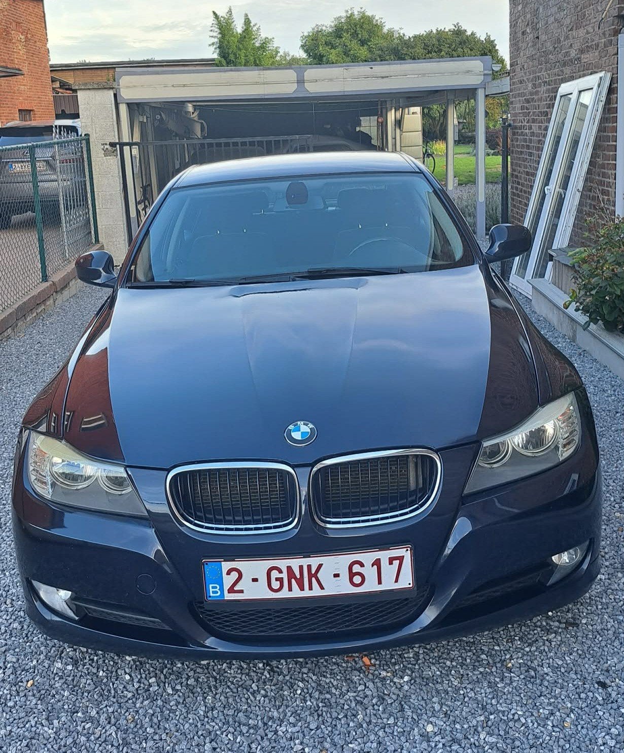 Bmw E90 ., Auto's, Zwart, Blauw, Dealer onderhouden, 3 Reeks