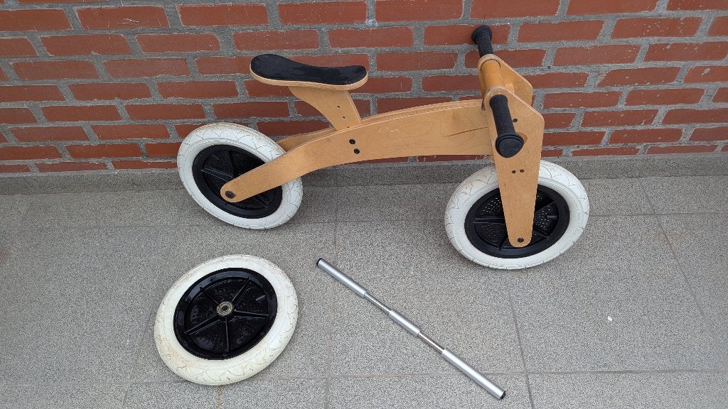 Wishbone Bike 3-in-1 houten loopfiets, Ophalen, Gebruikt, Loopfiets