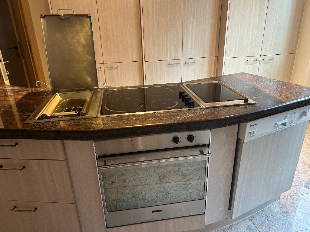 Oven kookplaat warmhoudplaat inbouw friteuse, Ophalen, Gebruikt