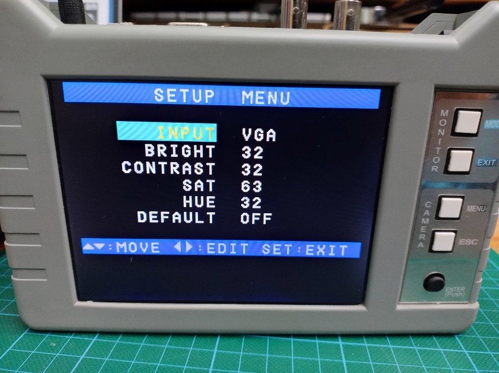 Professionele SC-LFC56LC Portable CCTV Test Monitor, Computers en Software, Monitoren, Gebruikt, VGA, LED, Ophalen of Verzenden
