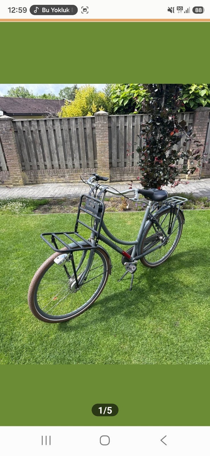 batavus transportfiets, Ophalen, Terugtraprem, 53 tot 56 cm, Versnellingen
