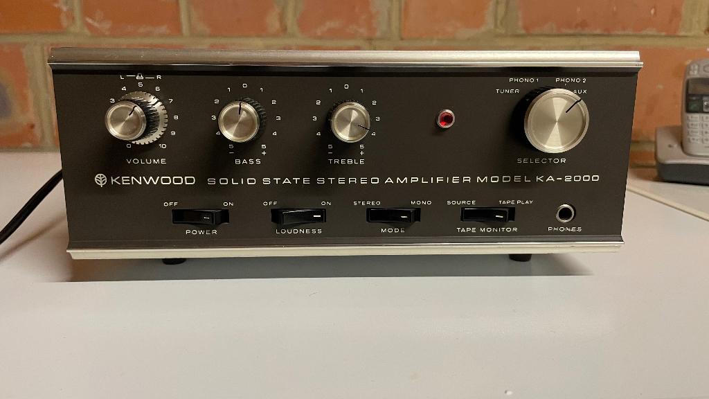 Versterker, Audio, Tv en Foto, Versterkers en Ontvangers, Gebruikt, Stereo, Minder dan 60 watt, Overige merken, Ophalen