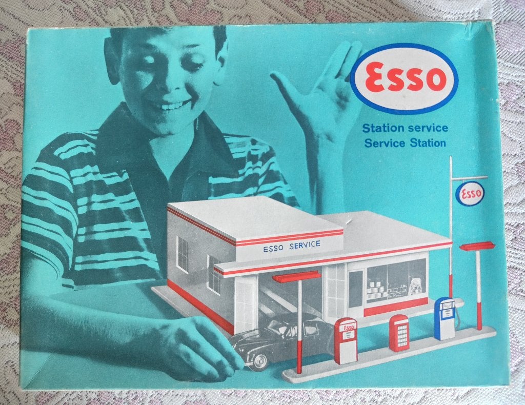 Esso garage bouwset ,nieuw in doos, Verzamelen, Ophalen of Verzenden, Nieuw