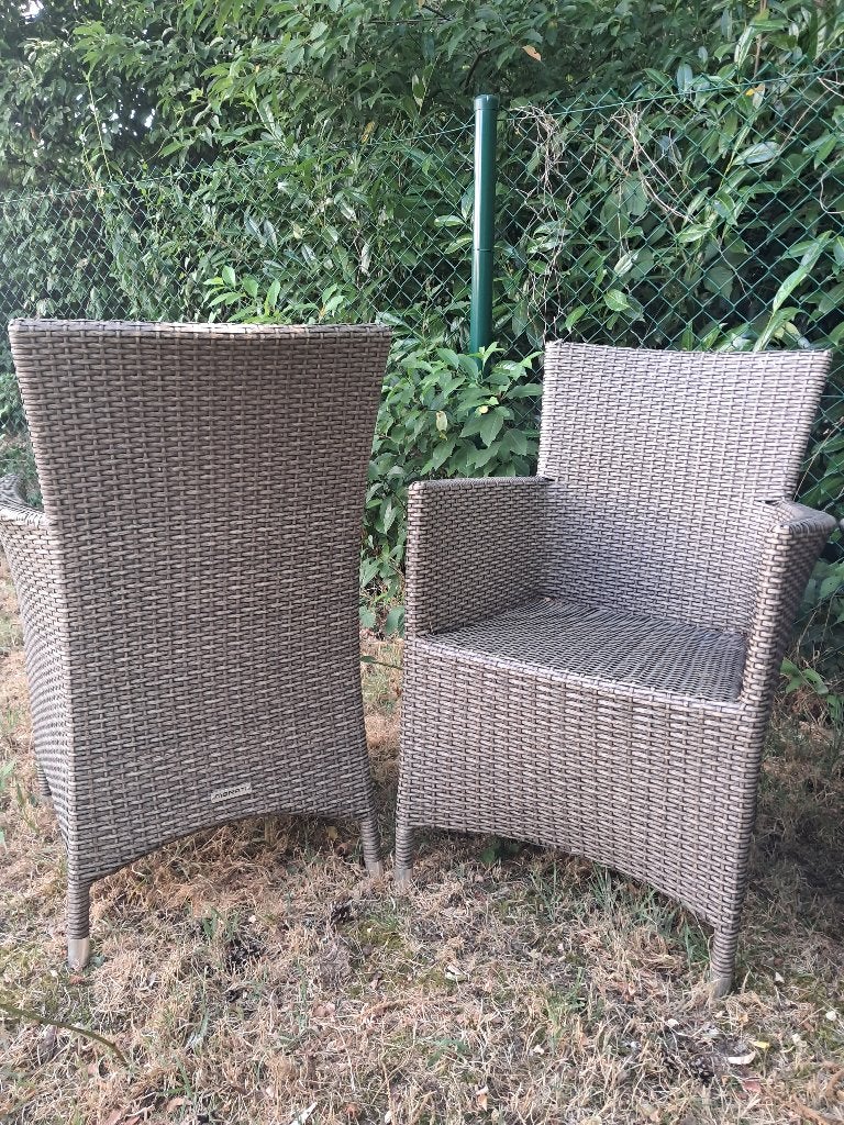 4 tuinstoelen, Jardin & Terrasse, Chaises de jardin, Enlèvement, Utilisé, Synthétique
