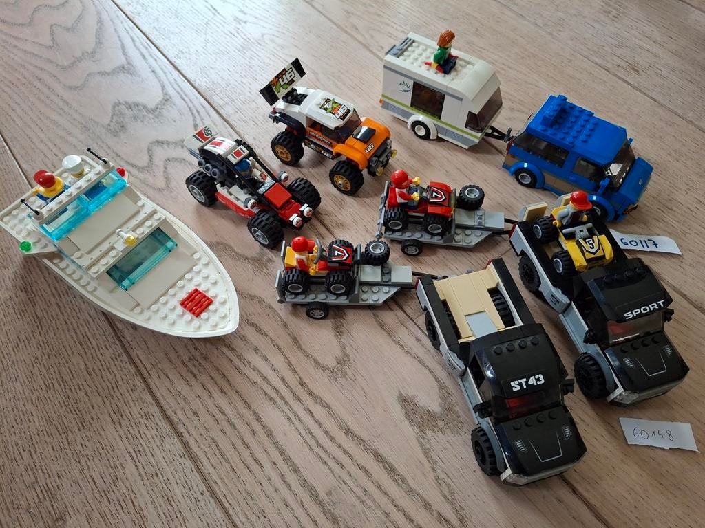 Lego voertuigen, auto's, racers, trekkers, ..., Kinderen en Baby's, Speelgoed | Duplo en Lego, Ophalen of Verzenden, Gebruikt