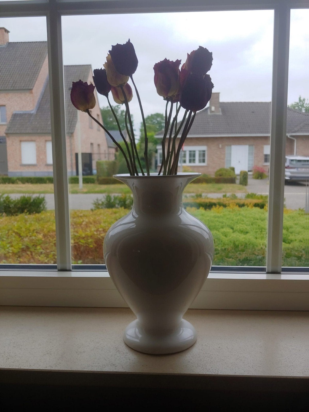 Mid century vaas Modica Delft Wit, model 334 uit 1960, Enlèvement