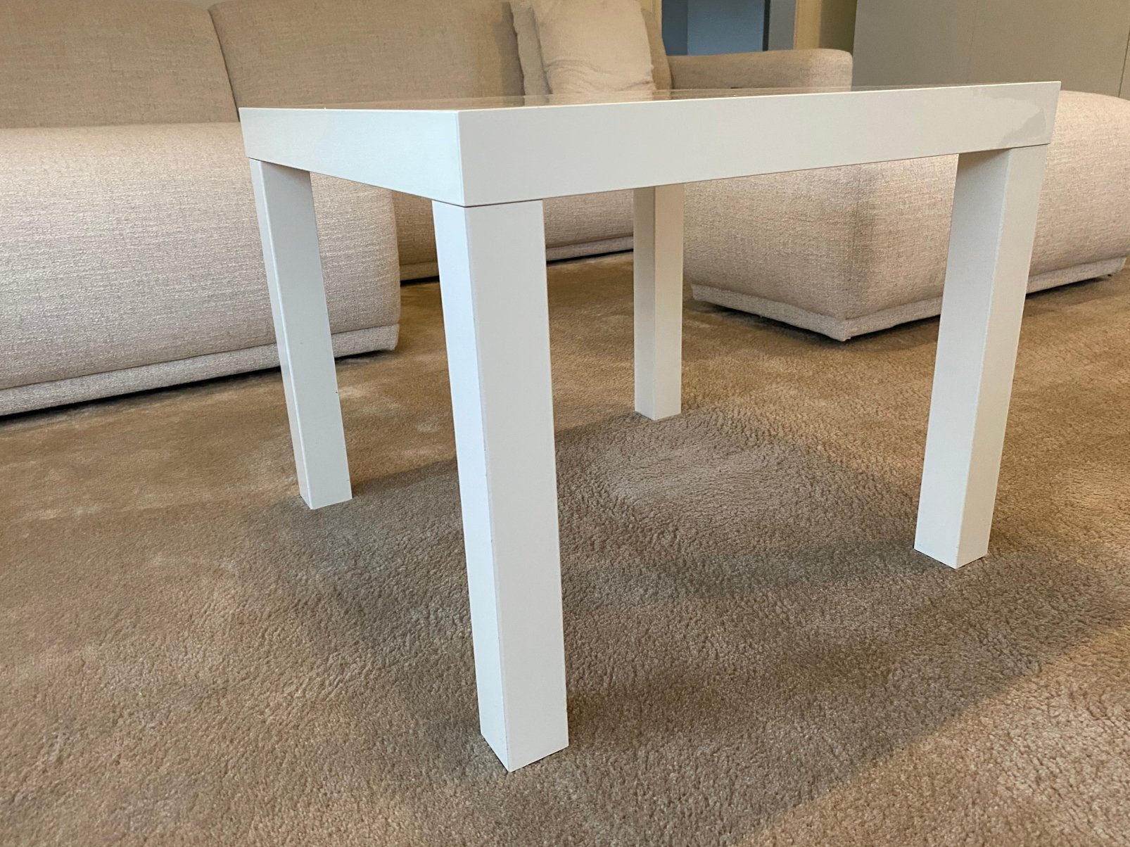 Salontafel - bijzettafel, Enlèvement, Utilisé, Carré
