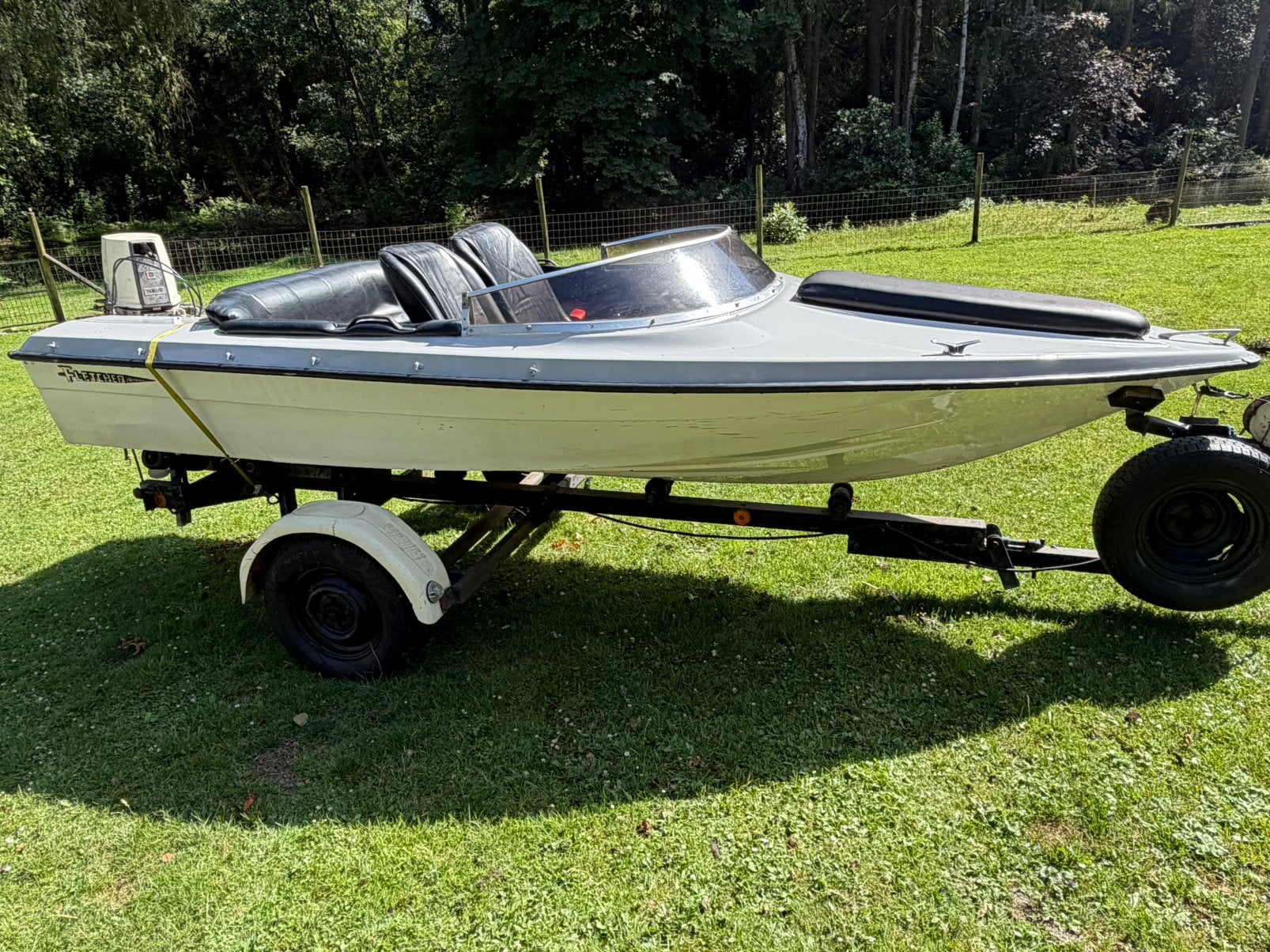 Speedbootje fletcher arow, Watersport en Boten, Speedboten, Ophalen, Zo goed als nieuw