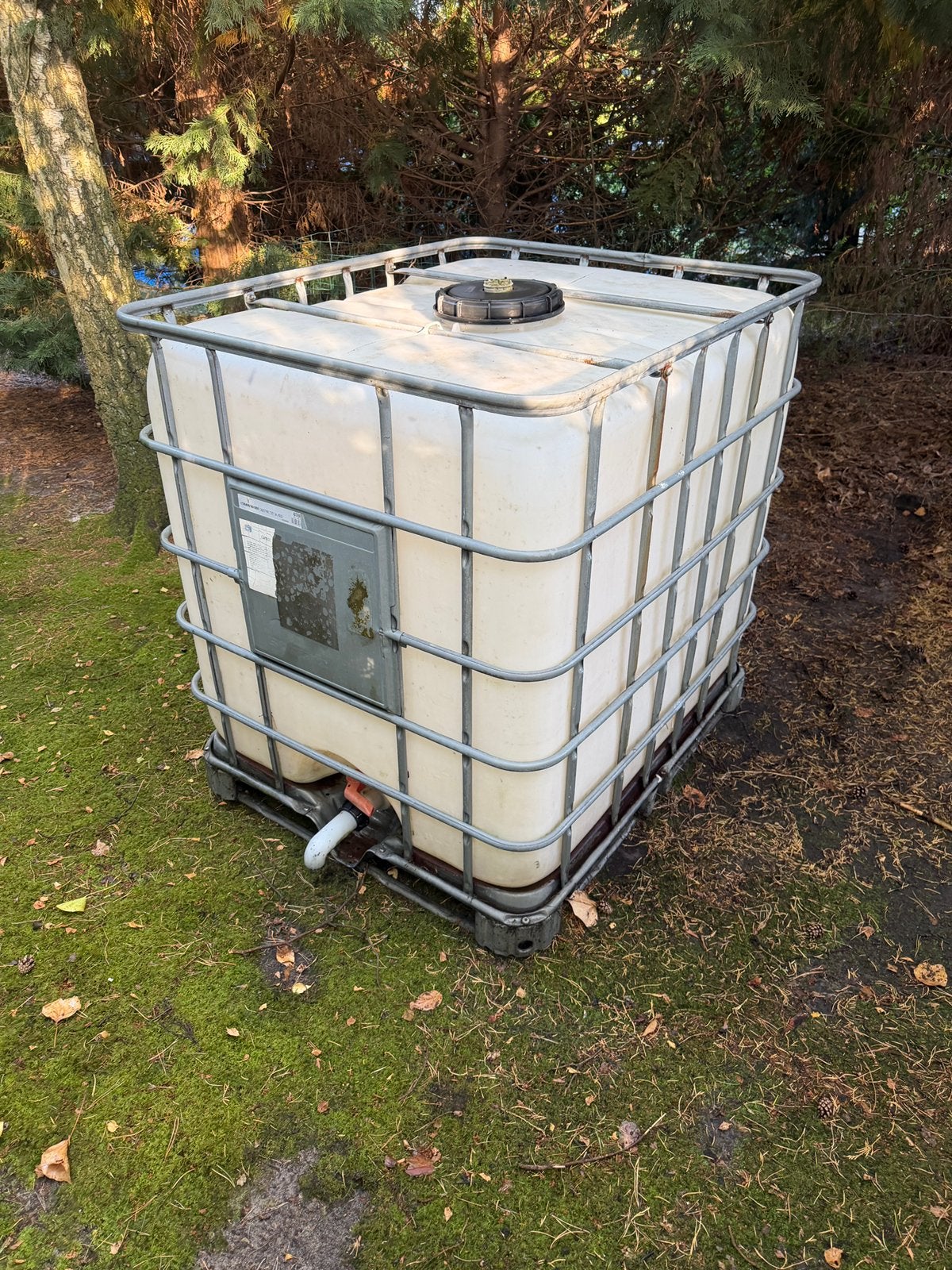 1000 l tank, Ophalen, Zo goed als nieuw