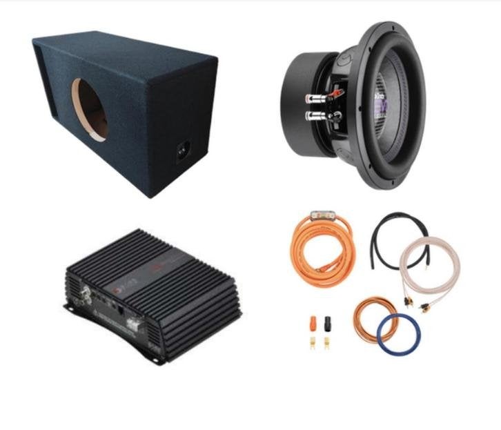 Subwooferset Bassface pack 6 1250 watt RMS