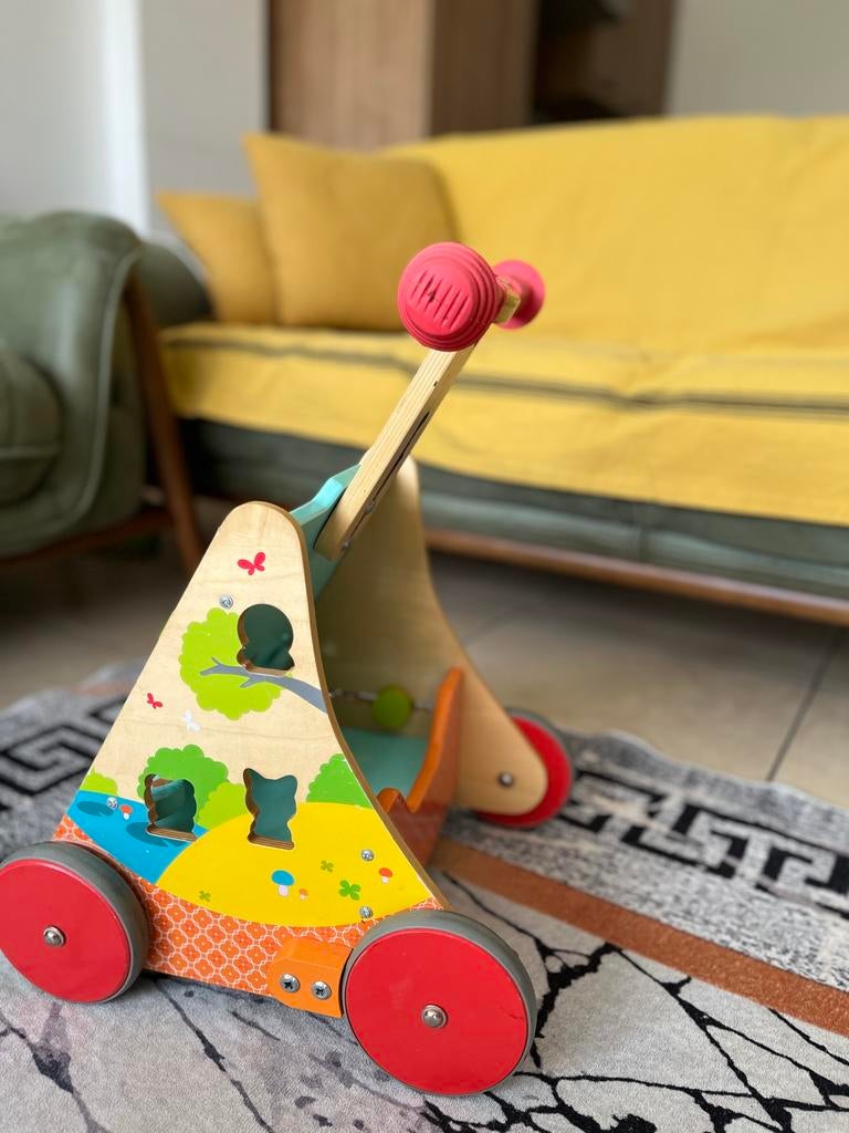 loopwagen met activiteitenpaneel – leerzaam kinderspeelgoed, Ophalen, Zo goed als nieuw
