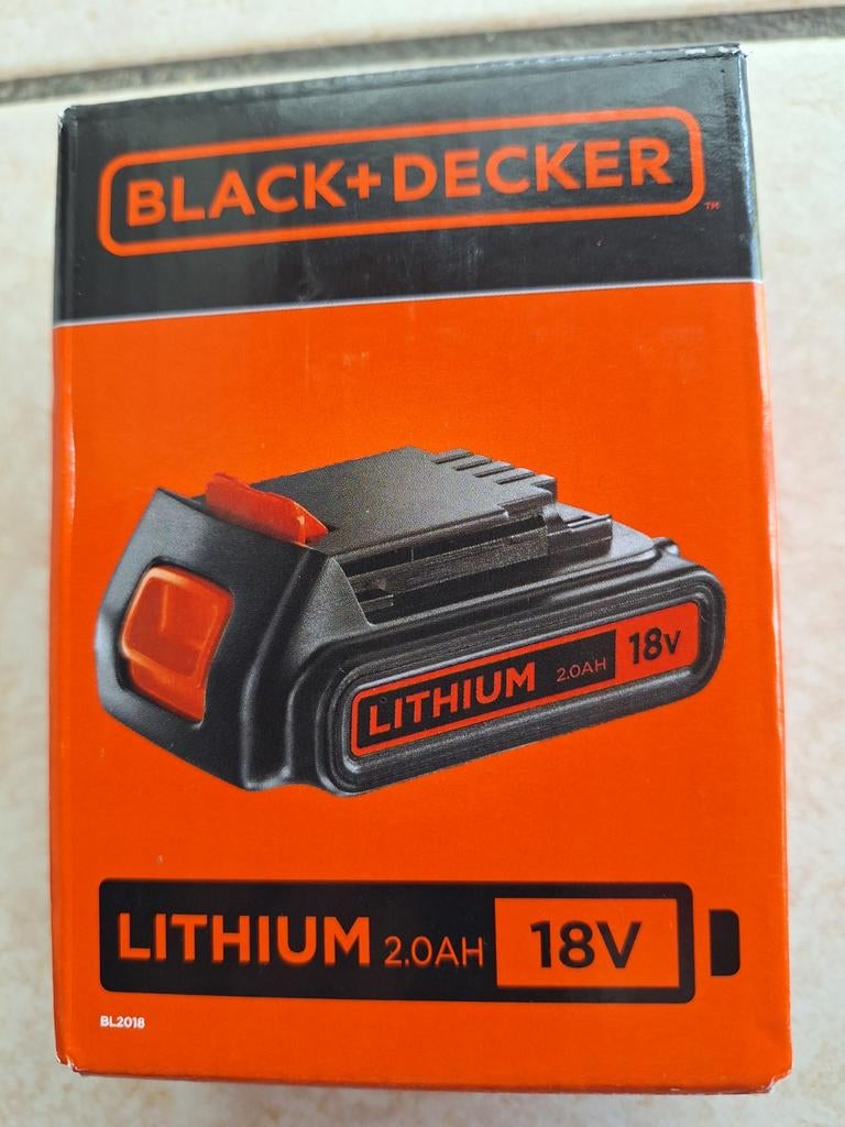 18V ZWARTE EN DEKKERBATTERIJ, Ophalen of Verzenden, Nieuw