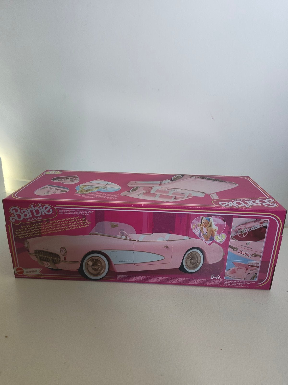Barbie thé movie Corvette - ONGEOPEND, Kinderen en Baby's, Ophalen, Barbie