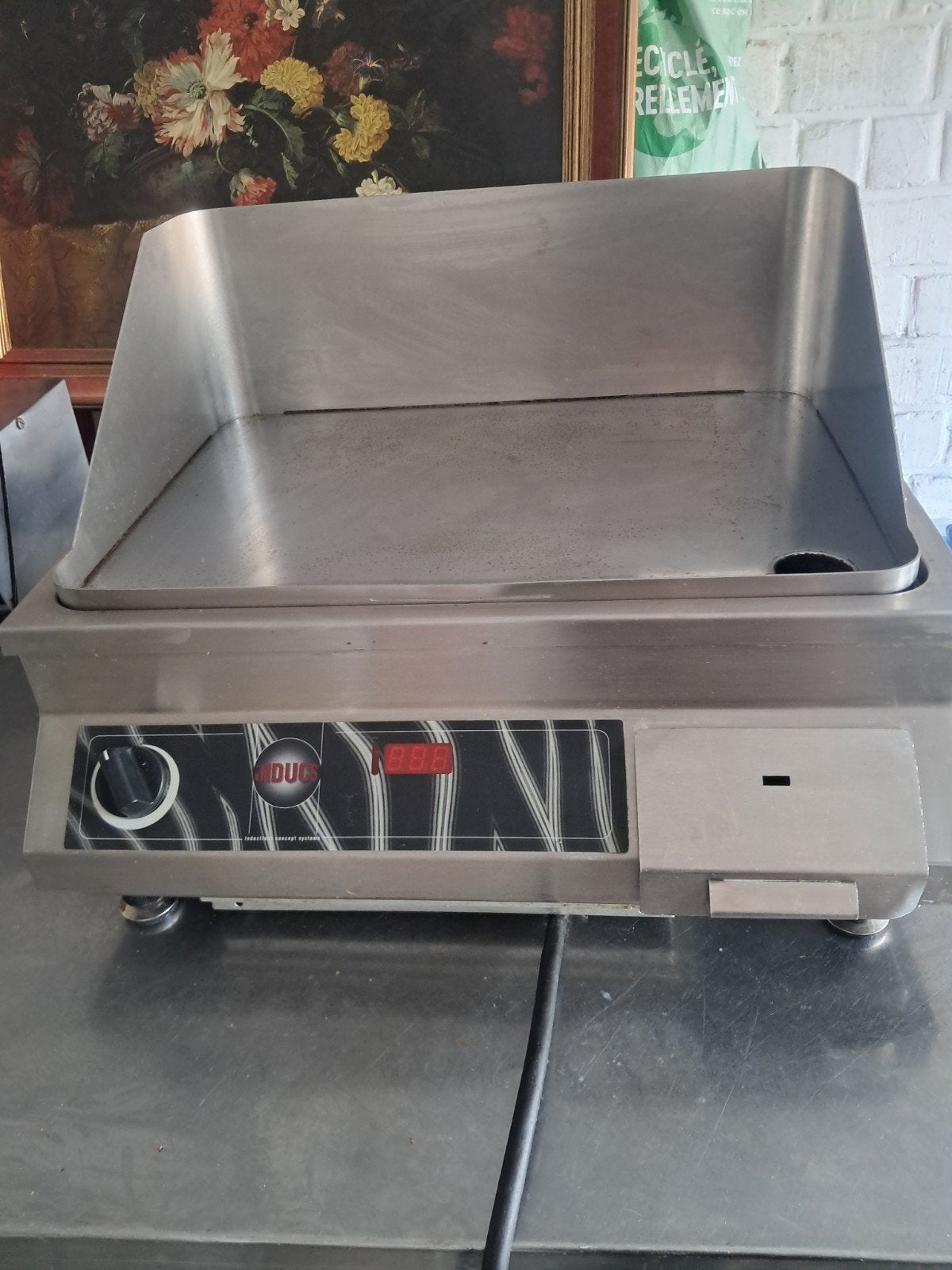 Professionele elektrische bakplaat, Ophalen