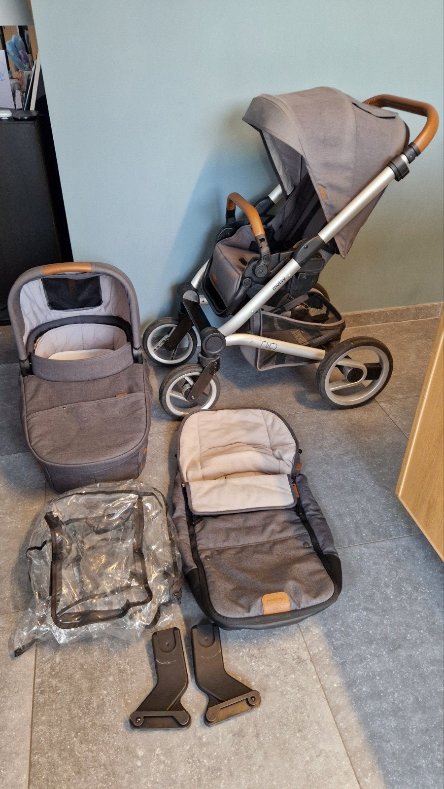 Buggy set Mutsy Nio, Gebruikt, Verstelbare duwstang, Mutsy, Ophalen
