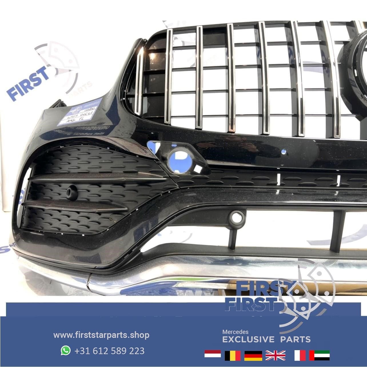 W253 FACELIFT GLC 43 AMG VOORBUMPER COMPLEET Mercedes 2016-2, Gebruikt, -, Voor, Ophalen of Verzenden