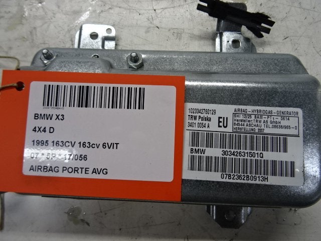 AIRBAG PORTE AVANT GAUCHE BMW X3 (E83) (303426631501Q), Utilisé, BMW, Petuelring 130
80809  München, DE, Bayerische Motoren Werke AG