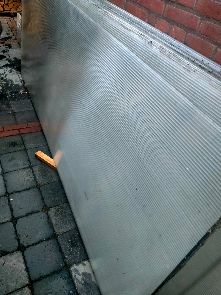 Polycarbonaat platen 10 mm helder, Envoi, Utilisé, Autres matériaux, Volière