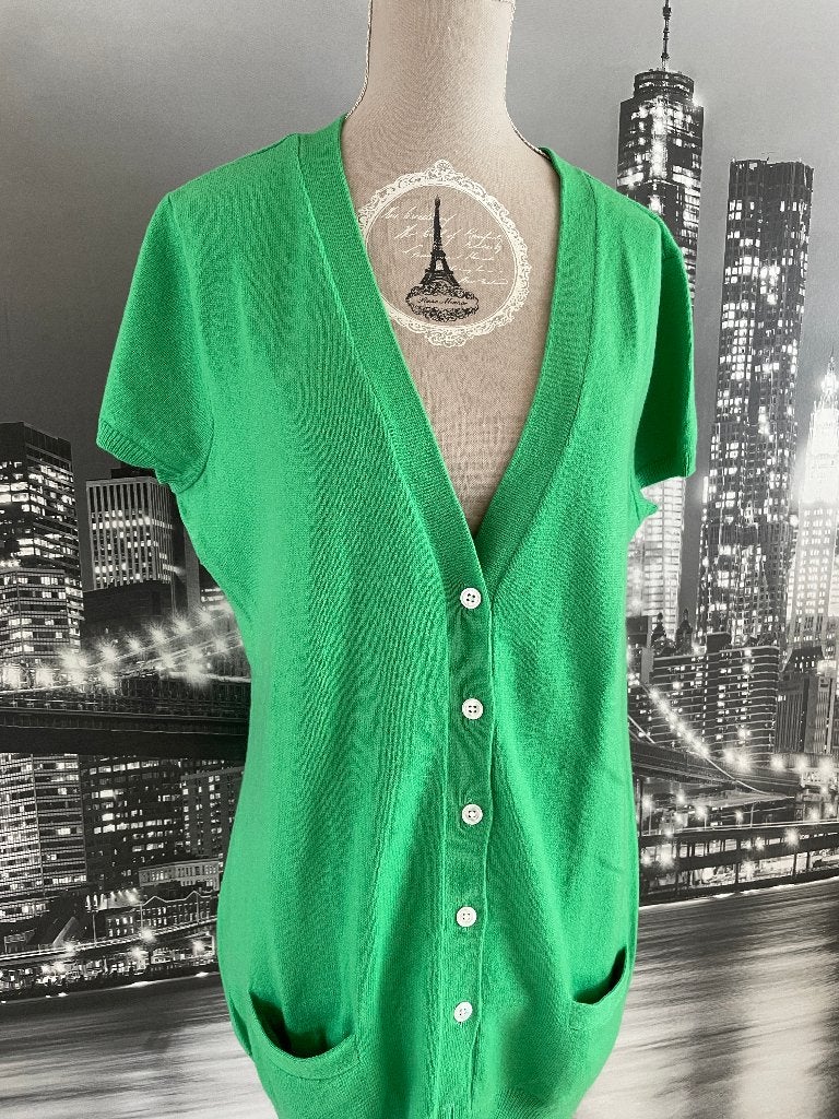 prachtige groene cardigan - Ralph Lauren - XL, Verzenden, Maat 46/48 (XL) of groter, Zo goed als nieuw, Ralph Lauren